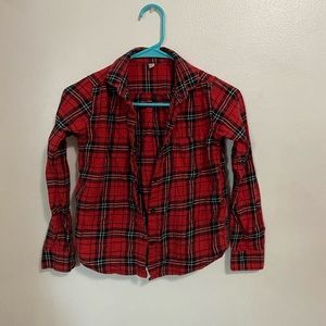 Uniqlo button down flannel
